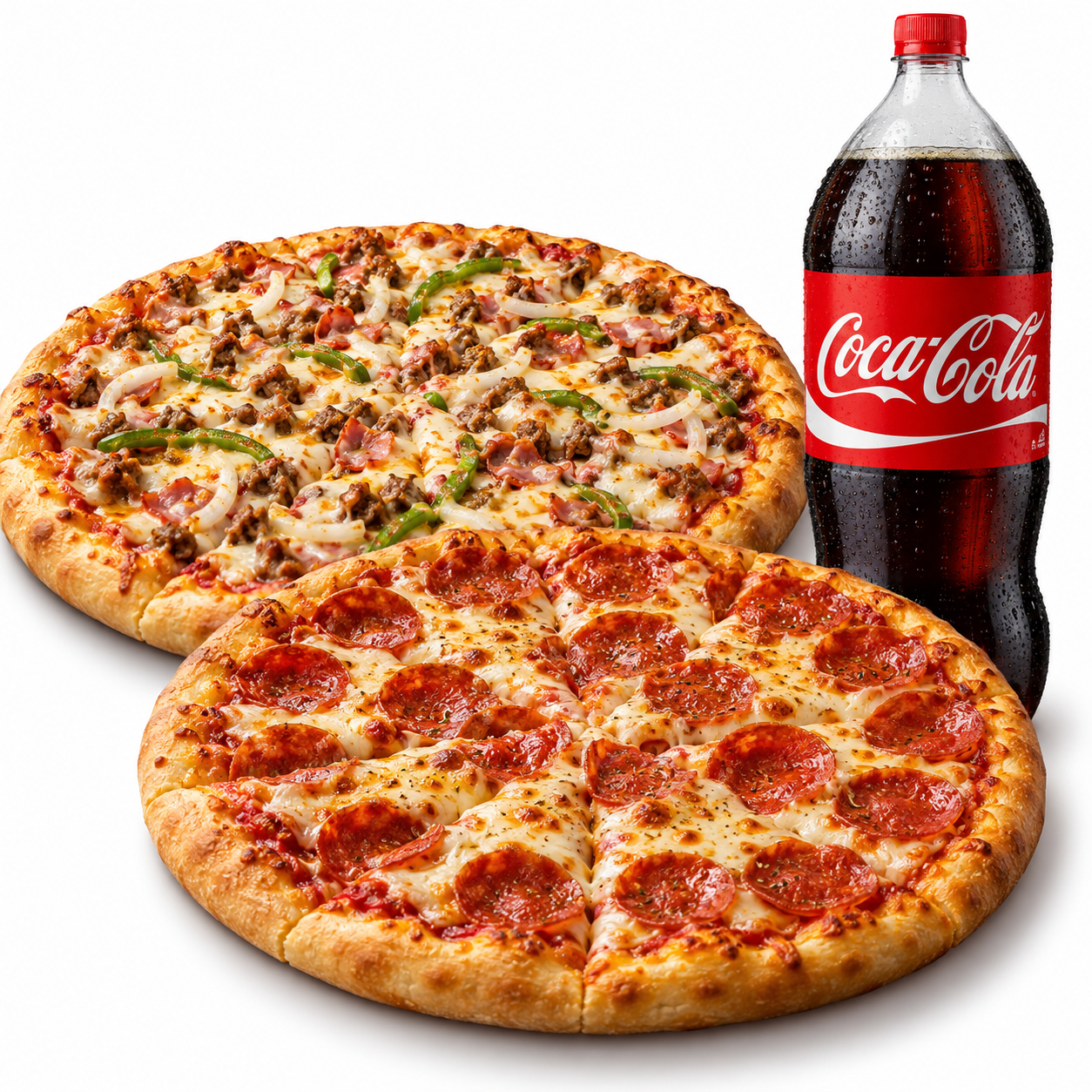 2 Pizza M + 1 Refrigerante 2 Litros